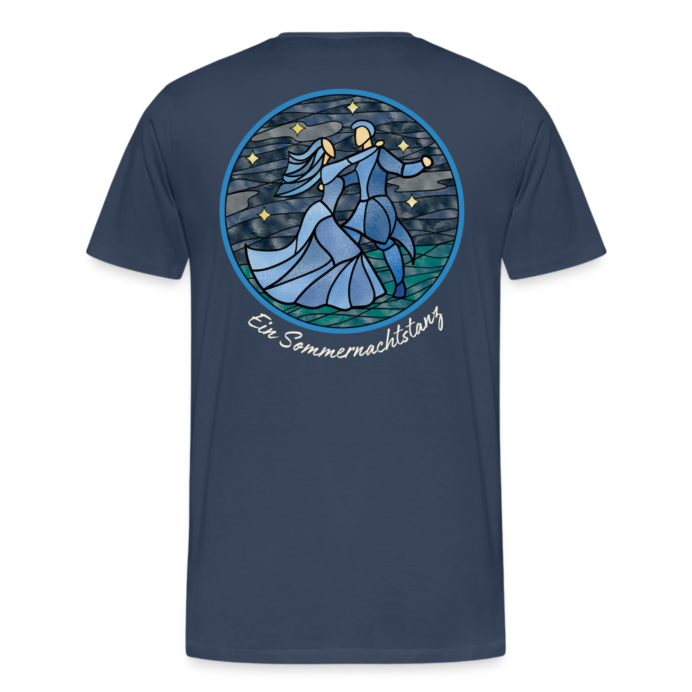 Herren Premium Bio T-Shirt Ein Sommernachtstanz - Navy
