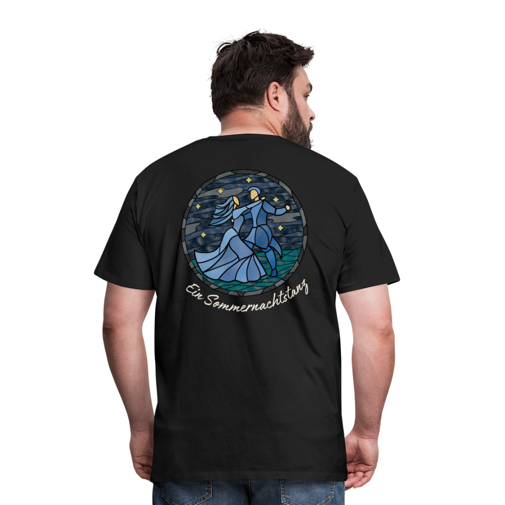 Herren Premium Bio T-Shirt Ein Sommernachtstanz - Schwarz