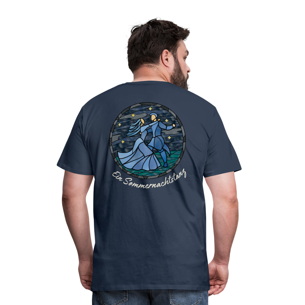 Herren Premium Bio T-Shirt Ein Sommernachtstanz - Navy