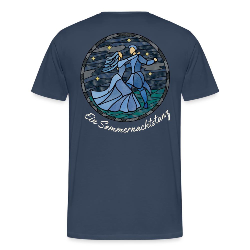 Herren Premium Bio T-Shirt Ein Sommernachtstanz - Navy