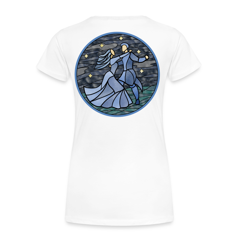 Frauen Premium Bio T-Shirt Ein Sommernachtstanz - weiß