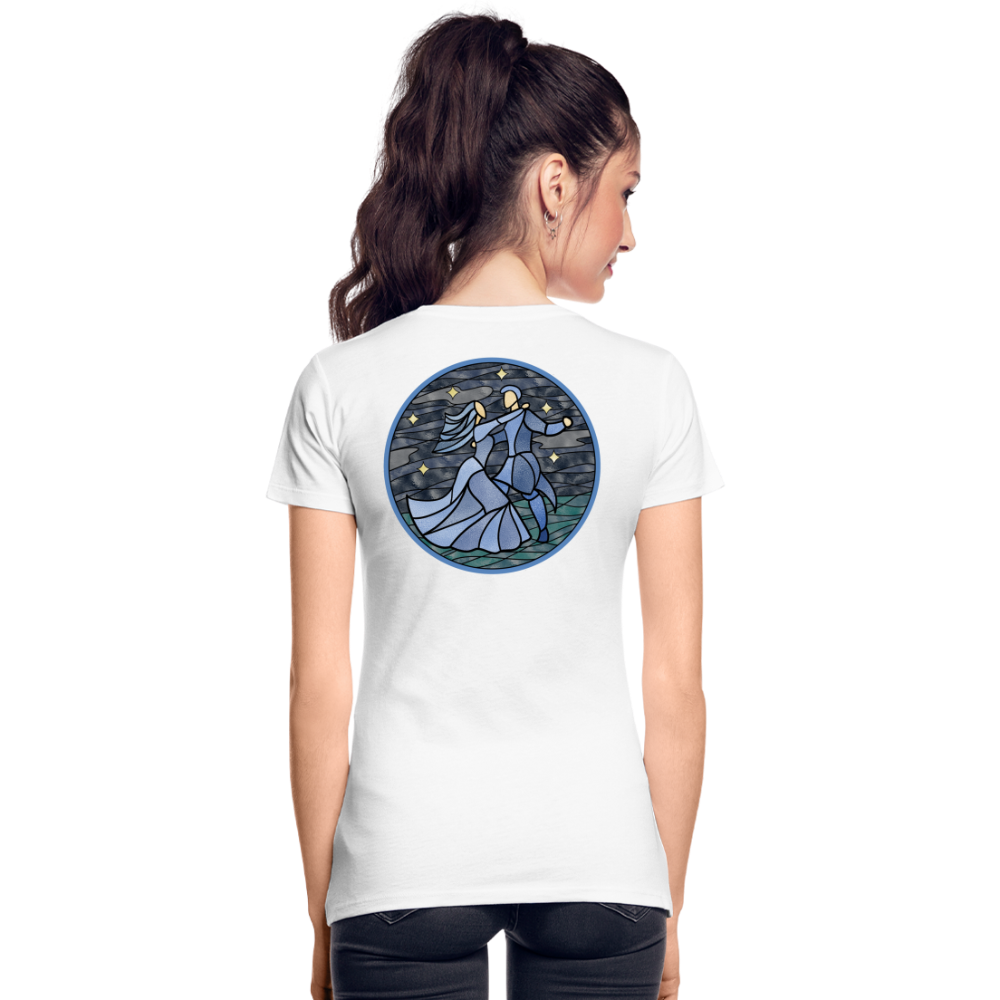 Frauen Premium Bio T-Shirt Ein Sommernachtstanz - weiß
