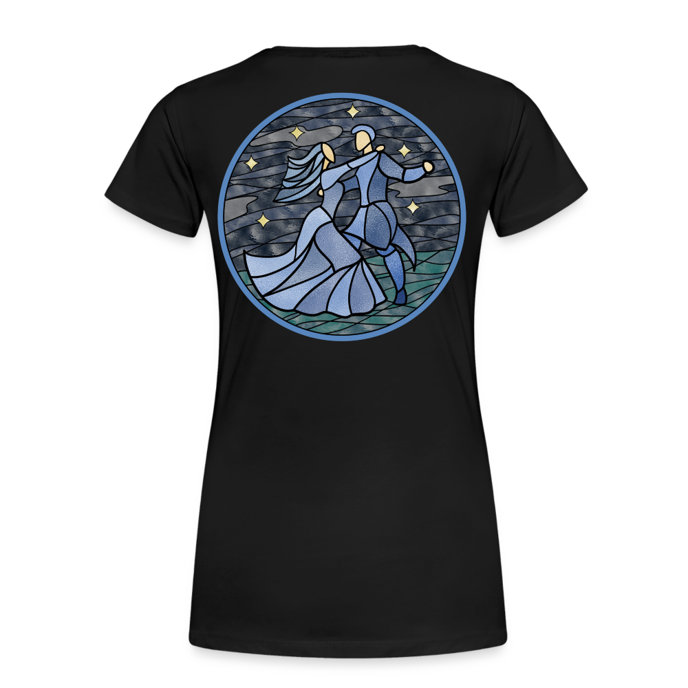 Frauen Premium Bio T-Shirt Ein Sommernachtstanz - Schwarz
