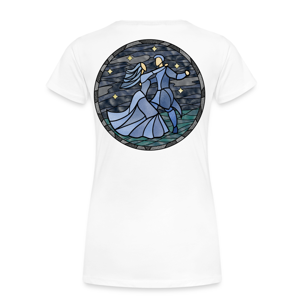 Frauen Premium Bio T-Shirt Ein Sommernachtstanz - weiß