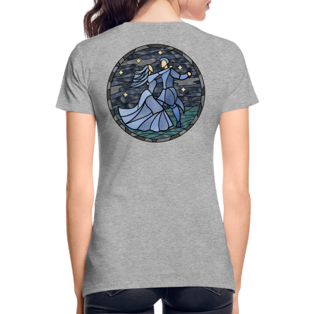 Frauen Premium Bio T-Shirt Ein Sommernachtstanz - Grau meliert