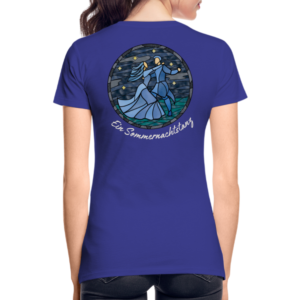 Frauen Premium Bio T-Shirt Ein Sommernachtstanz - Königsblau