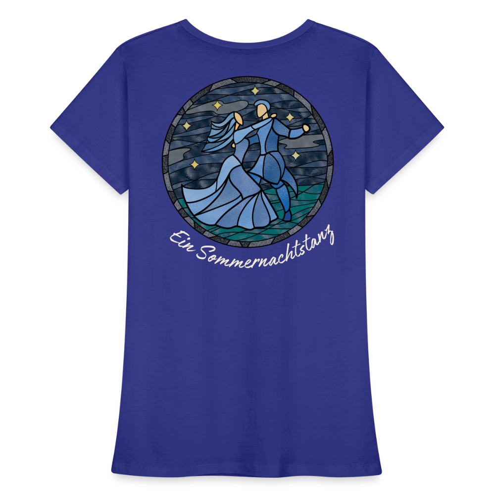 Frauen Premium Bio T-Shirt Ein Sommernachtstanz - Königsblau