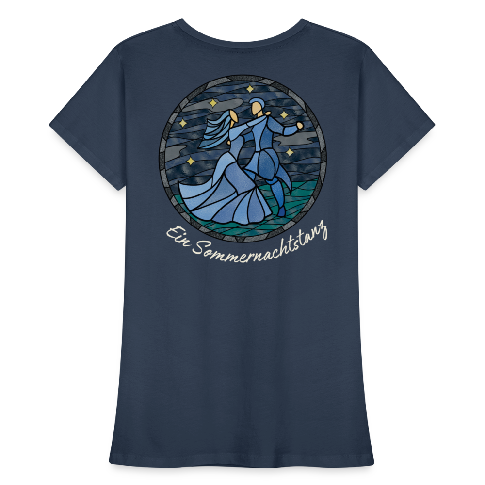 Frauen Premium Bio T-Shirt Ein Sommernachtstanz - Navy