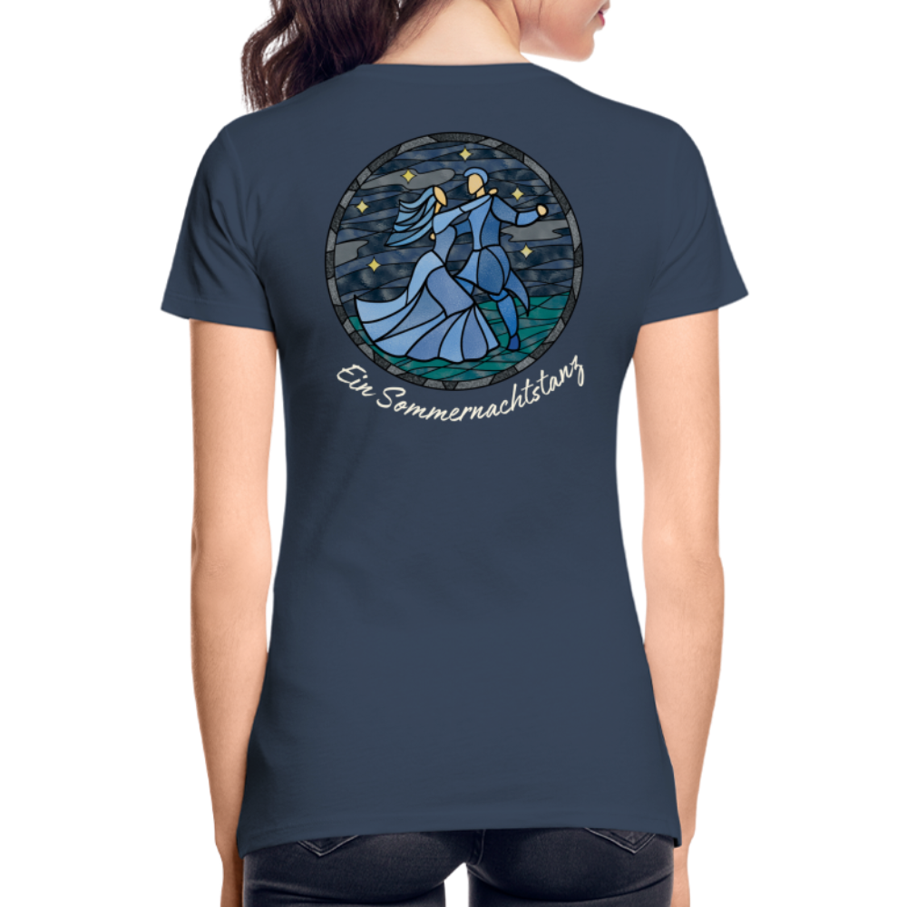 Frauen Premium Bio T-Shirt Ein Sommernachtstanz - Navy