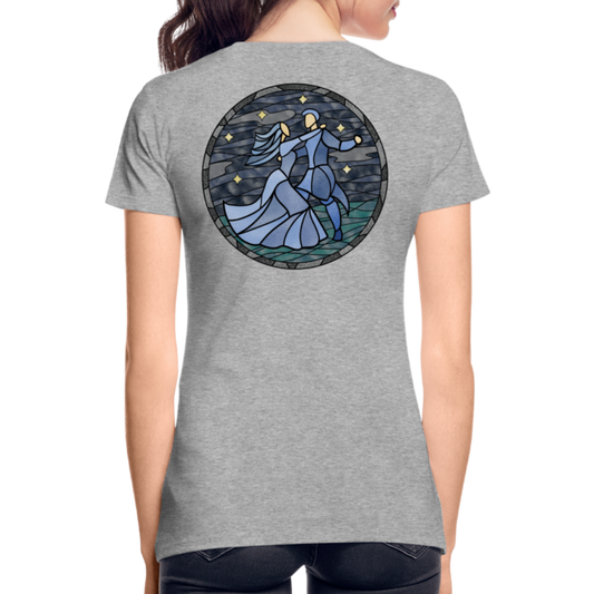 Frauen Premium Bio T-Shirt Ein Sommernachtstanz Orga - Grau meliert