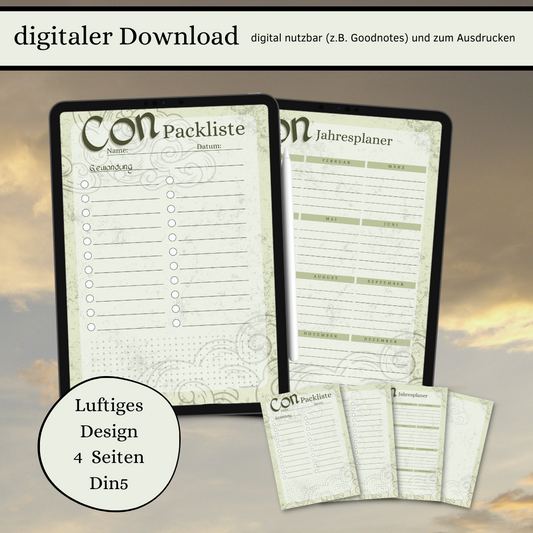Digitaler Download Conplaner Design Luftiges Din5