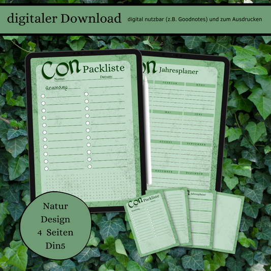 Digitaler Download Conplaner Design Natur Din5