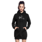 Hoodie-Kleid - Schwarz