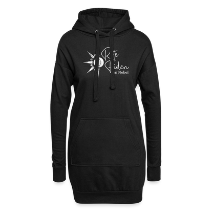 Hoodie-Kleid - Schwarz