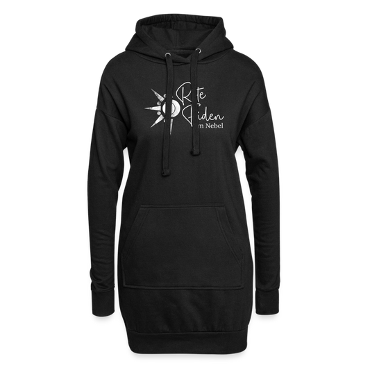 Hoodie-Kleid - Schwarz