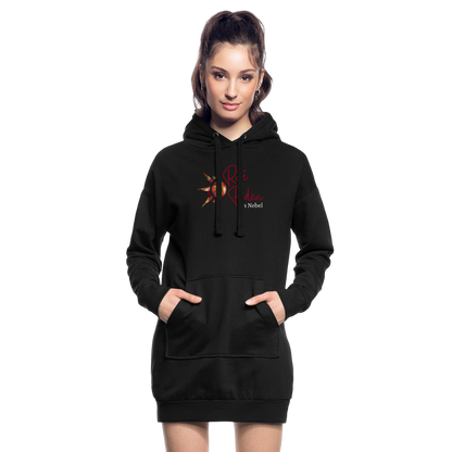 Hoodie-Kleid - Schwarz