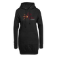 Hoodie-Kleid - Schwarz