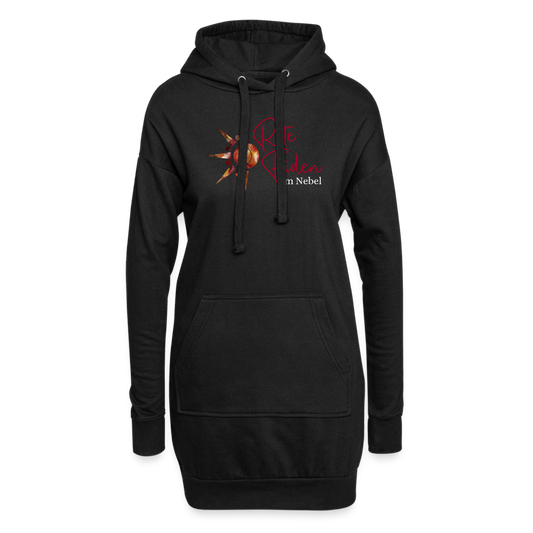 Hoodie-Kleid - Schwarz