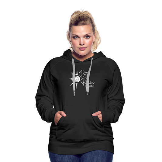 Frauen Premium Hoodie - Schwarz