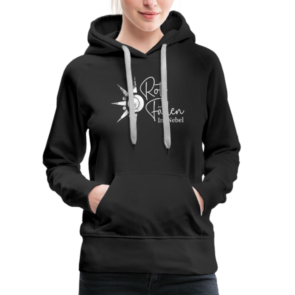 Frauen Premium Hoodie - Schwarz