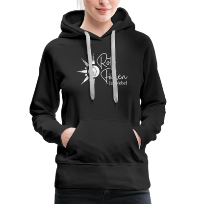 Frauen Premium Hoodie - Schwarz