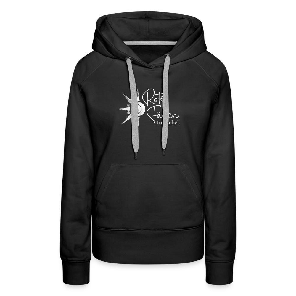 Frauen Premium Hoodie - Schwarz