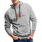 Männer Premium Hoodie - Grau meliert