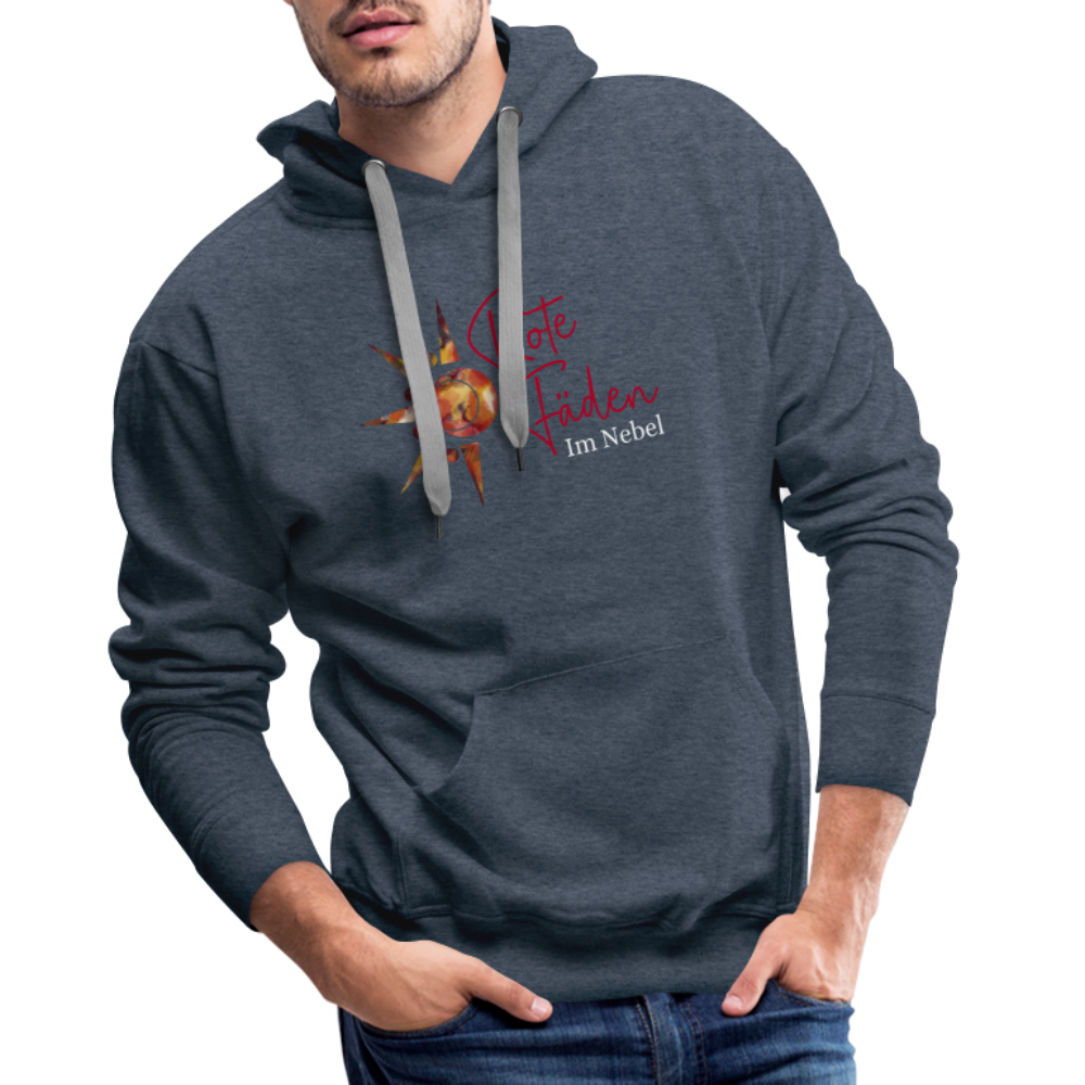 Männer Premium Hoodie - Jeansblau