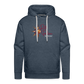 Männer Premium Hoodie - Jeansblau