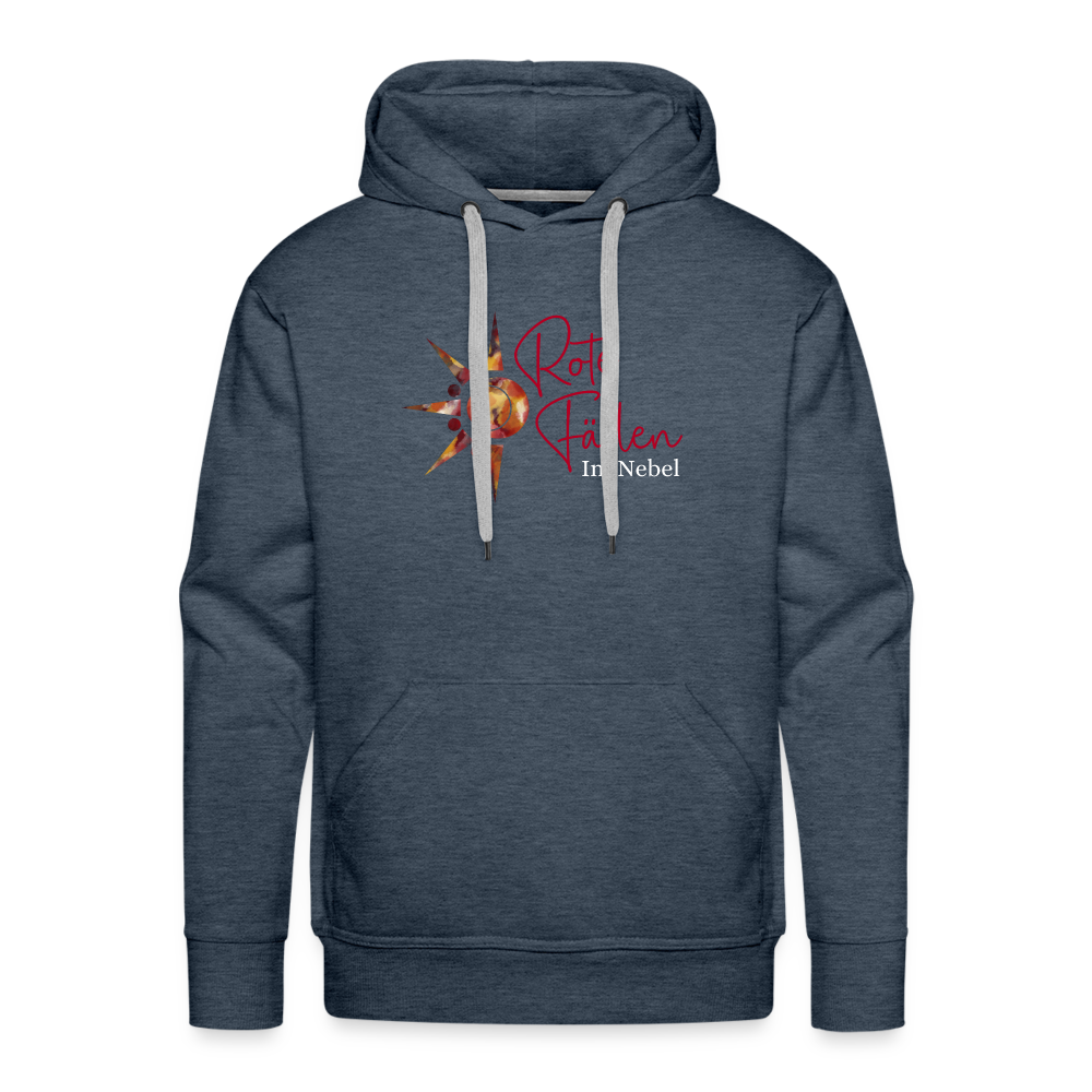 Männer Premium Hoodie - Jeansblau