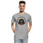 Männer Premium Bio T-Shirt "Ich mach noch einen Salto dazu 20" - Grau meliert