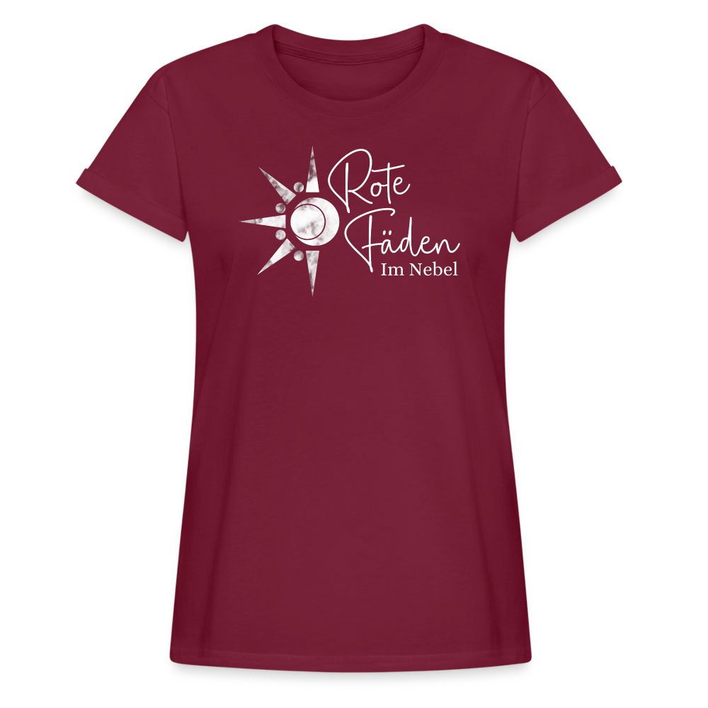 Frauen Oversize T-Shirt - Bordeaux