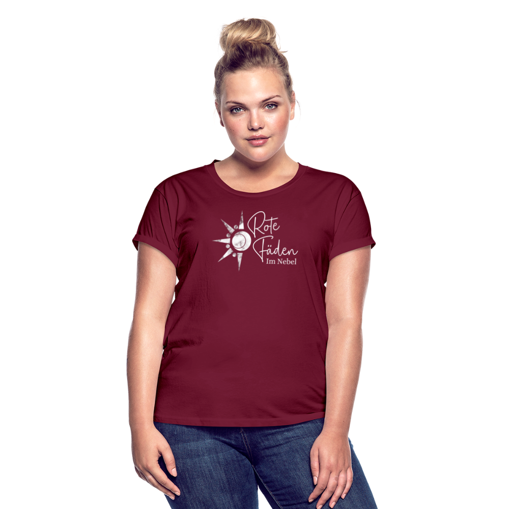 Frauen Oversize T-Shirt - Bordeaux