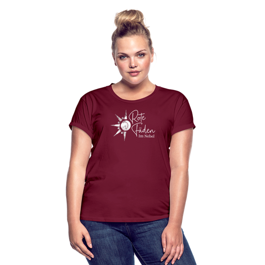 Frauen Oversize T-Shirt - Bordeaux