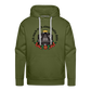 Männer Premium Hoodie "Ich mach noch einen Salto dazu 20" - Olivgrün