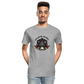 Männer Premium Bio T-Shirt "Ich werde sterben1" - Grau meliert
