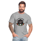 Männer Premium Bio T-Shirt "Ich werde sterben1" - Grau meliert