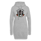 Hoodie-Kleid "Ich werde sterben 1" - Grau meliert