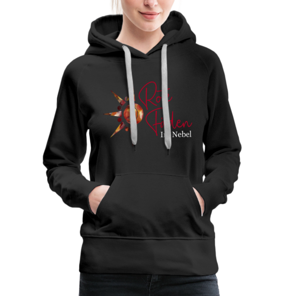 Frauen Premium Hoodie - Schwarz