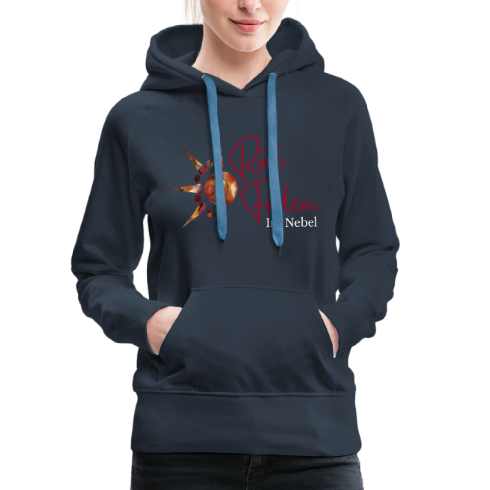 Frauen Premium Hoodie - Navy