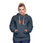 Frauen Premium Hoodie - Jeansblau