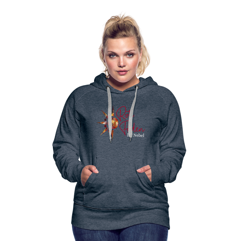 Frauen Premium Hoodie - Jeansblau