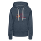 Frauen Premium Hoodie - Jeansblau