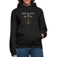 Unisex Hoodie Held:innen im Hoodie weiß - Schwarz