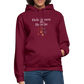 Unisex Hoodie Held:innen im Hoodie weiß - Bordeaux