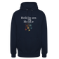 Unisex Hoodie Held:innen im Hoodie weiß - Navy