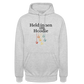 Unisex Hoodie Held:innen im Hoodie Würfel - Hellgrau meliert