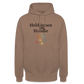Unisex Hoodie Held:innen im Hoodie Würfel - Mokka