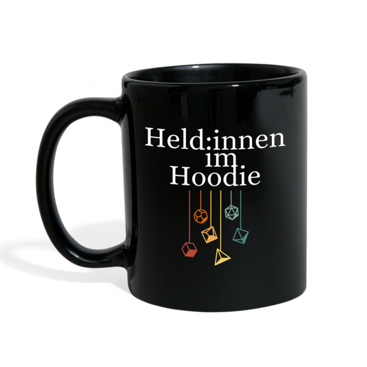 Tasse einfarbig Held:innen - Schwarz
