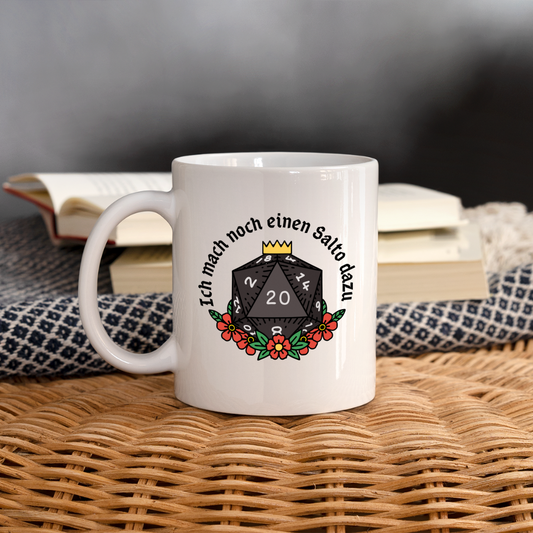 Tasse einfarbig Beide Seiten UNTERSCHIEDLICH! - weiß